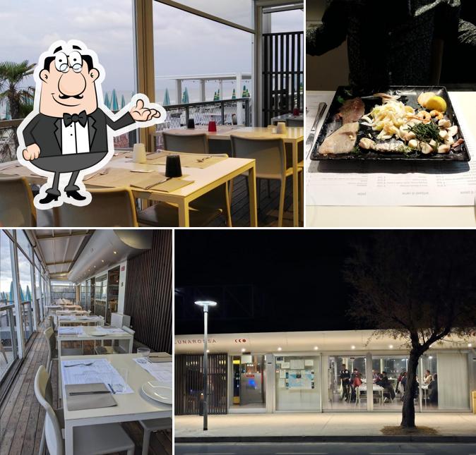 Siediti a un tavolo di Ristorante Pizzeria Luna Rossa