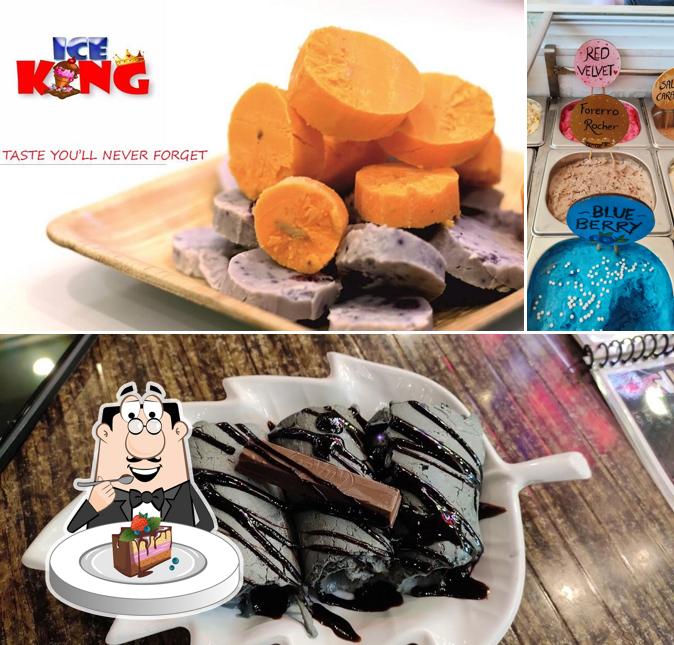 Chocolate cake at Ice King