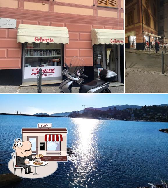 Gli esterni di Simonetti Gelati - Rapallo