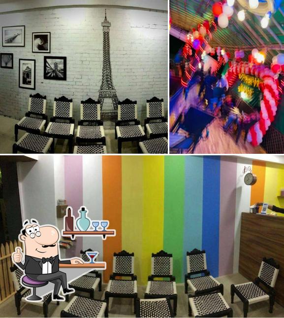 The interior of The Hangout Cafe