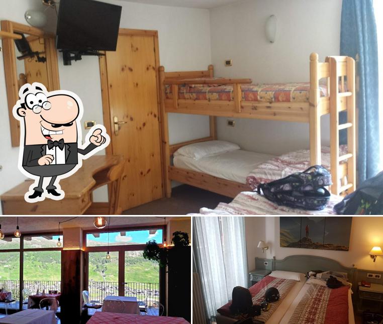 Gli interni di Alpen Resort Bivio