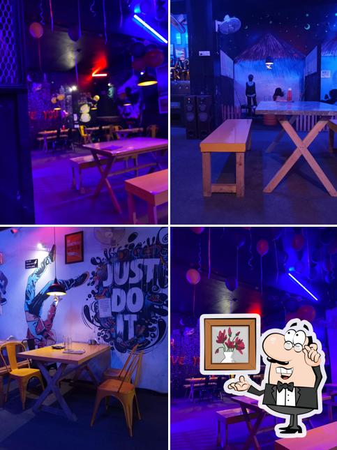 The interior of Dark Eat