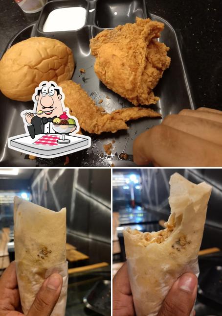 AJWA Broasted chicken serves a number of sweet dishes