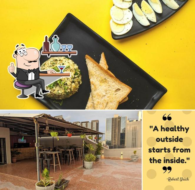 The interior of Fitery -The Health food Eatery