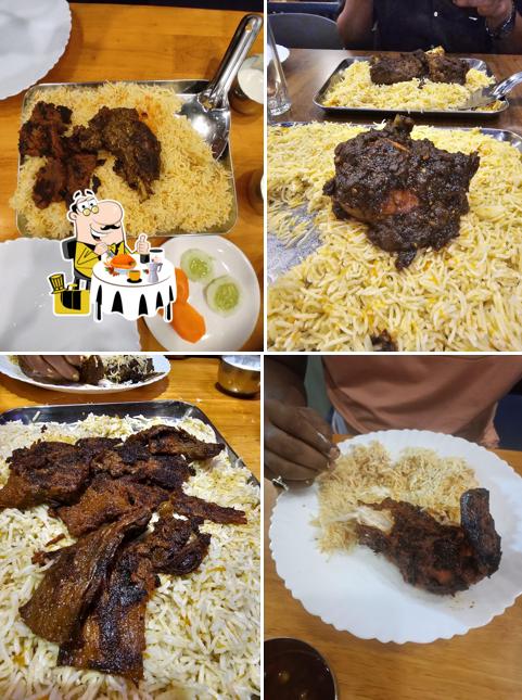 Food at Persian Qureshi Mandhi