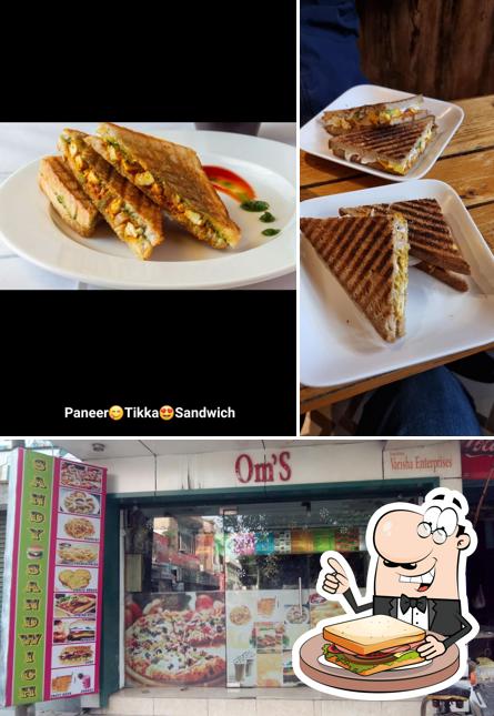 Grilled cheese sandwich at Sandy Sandwich
