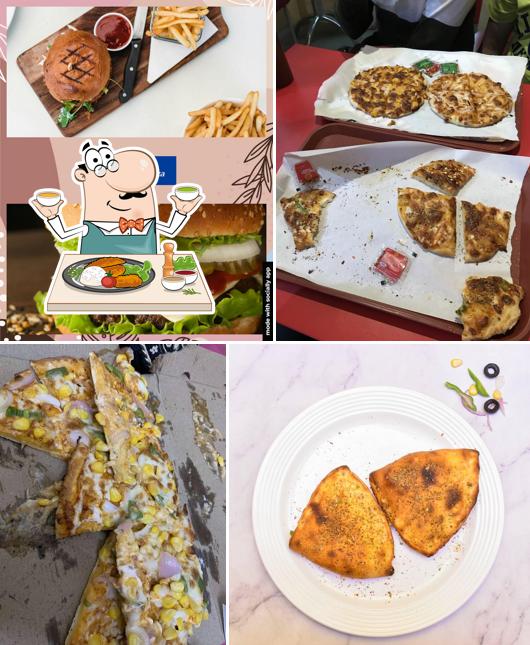 Food at Rockers Pizza