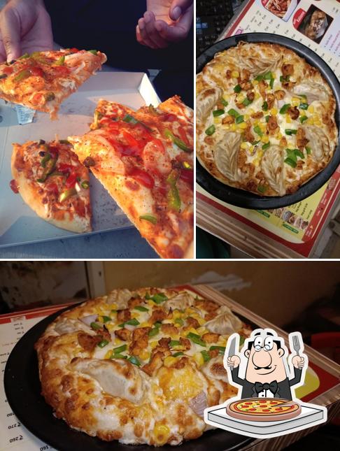 Pick different kinds of pizza