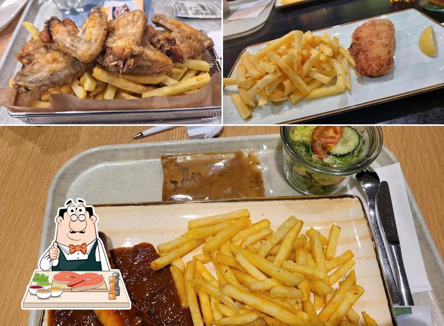 Fish and chips al Migros Restaurant - Interlaken