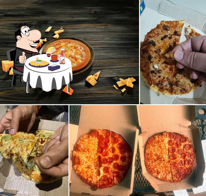 Cheese plate at Domino’s takeaway