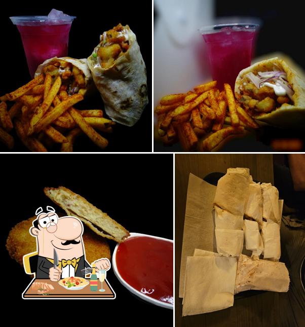 Food at Shawarma Kart
