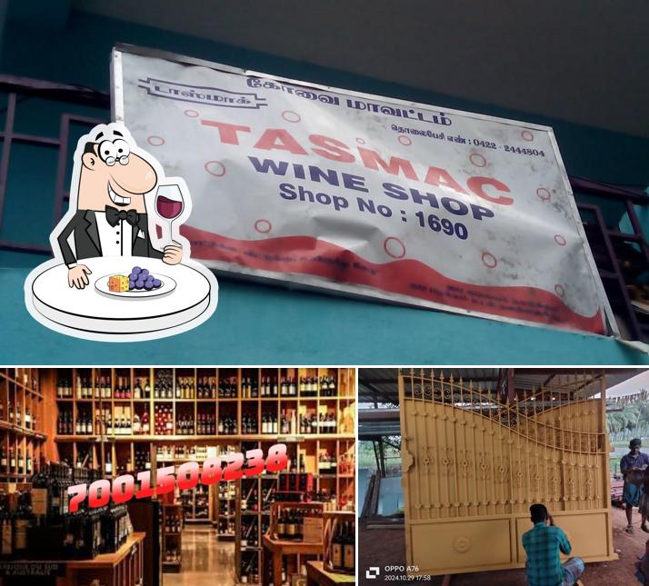 It’s nice to savour a glass of wine at Tasmac Wine Shop