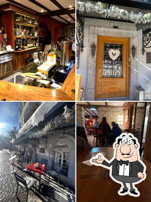 Installez-vous à l'une des tables de Edward's Bar - Café