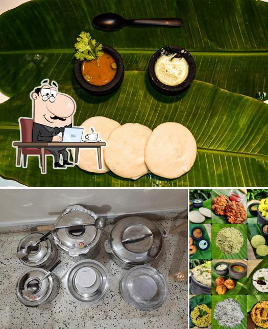 The photo of Idlicious & More’s interior and food