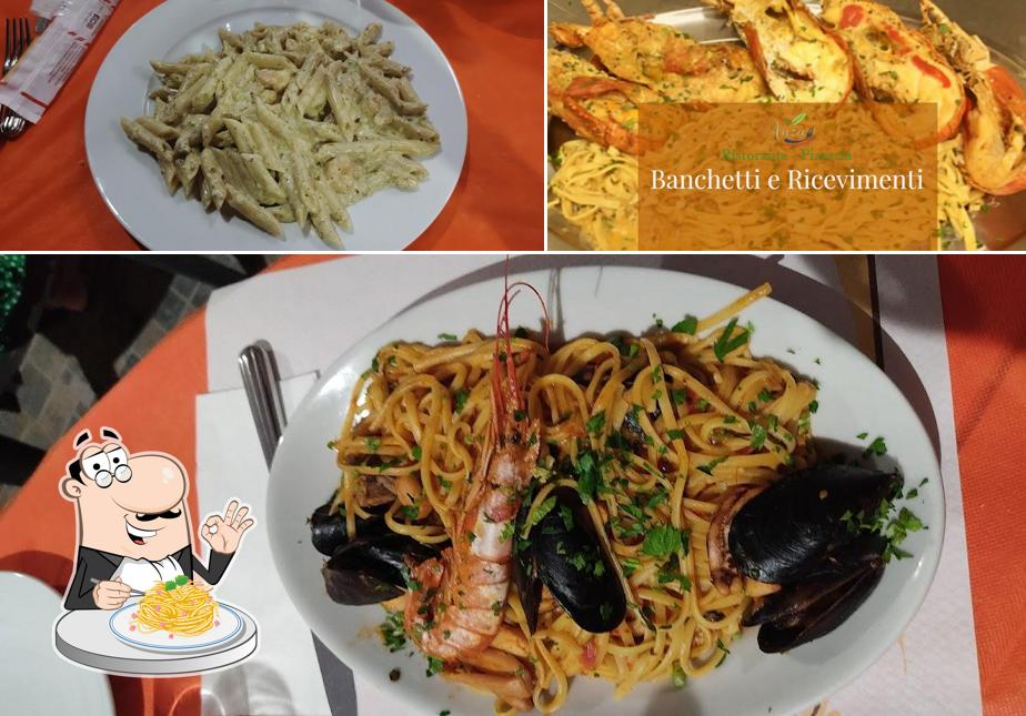 Spaghetti alla carbonara al Ristorante Pippo Anzà