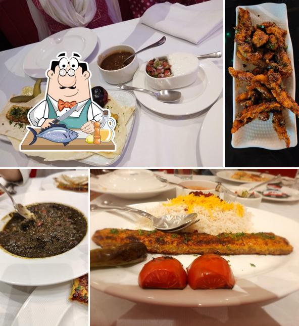 Grilled salmon at Sabalan - The Taste Of Persia