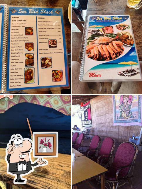 The interior of Sea Bird Shack