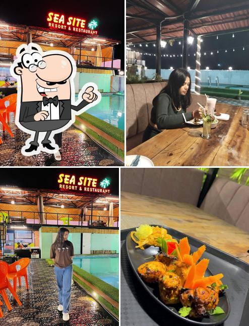The interior of Sea Site Restaurant