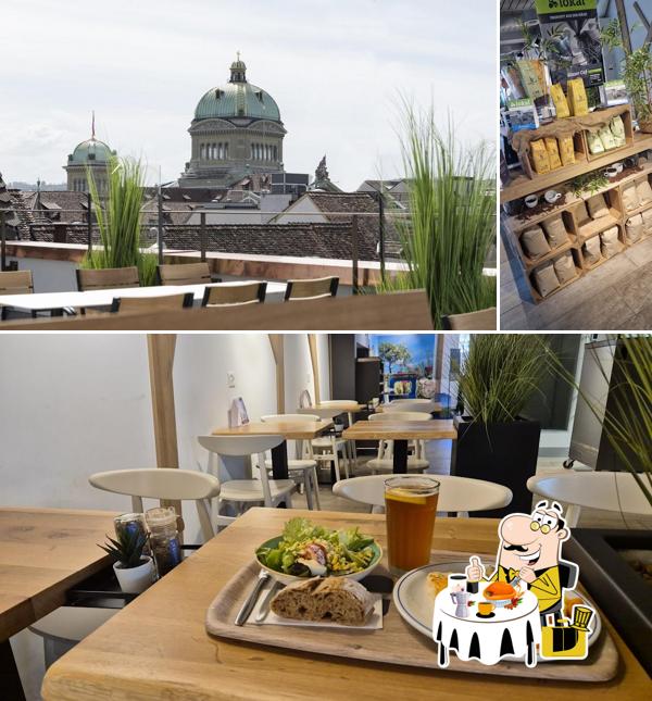 Tra le diverse cose da Manora Restaurant Bern si possono trovare la cibo e esterno