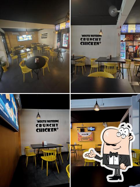 Take a seat at one of the tables at Dodos Fried Chicken