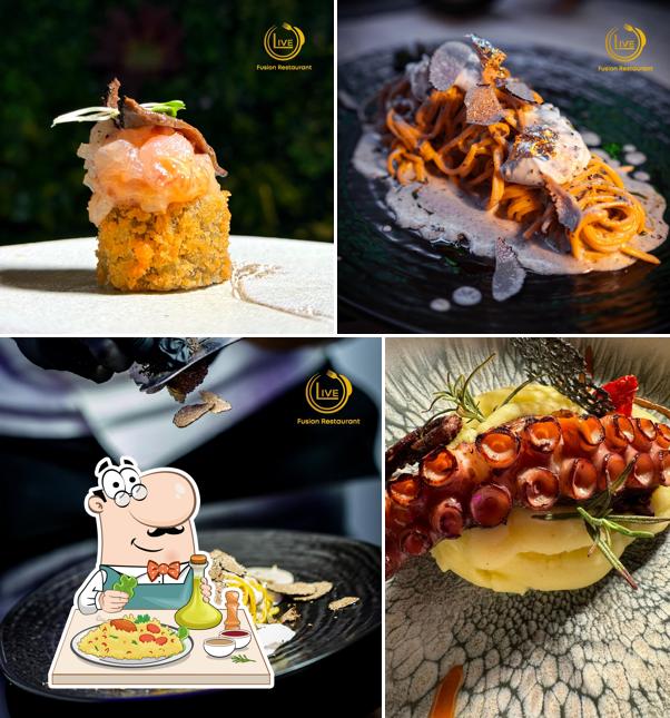 Platti al Live Fusion Restaurant