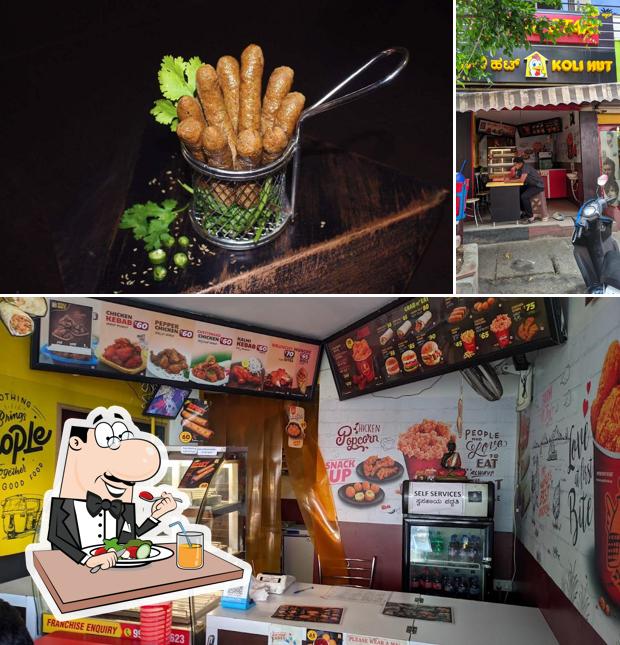 Check out the image displaying food and interior at Five star chicken