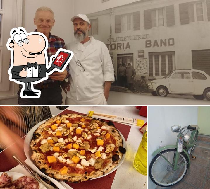 Pizzeria Osteria Bano si caratterizza per la esterno e cibo