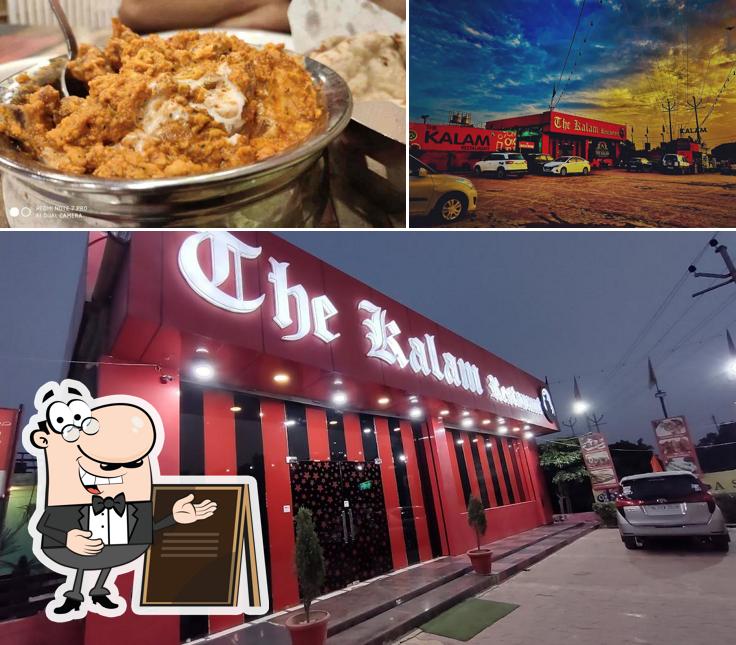 The restaurant's exterior and food