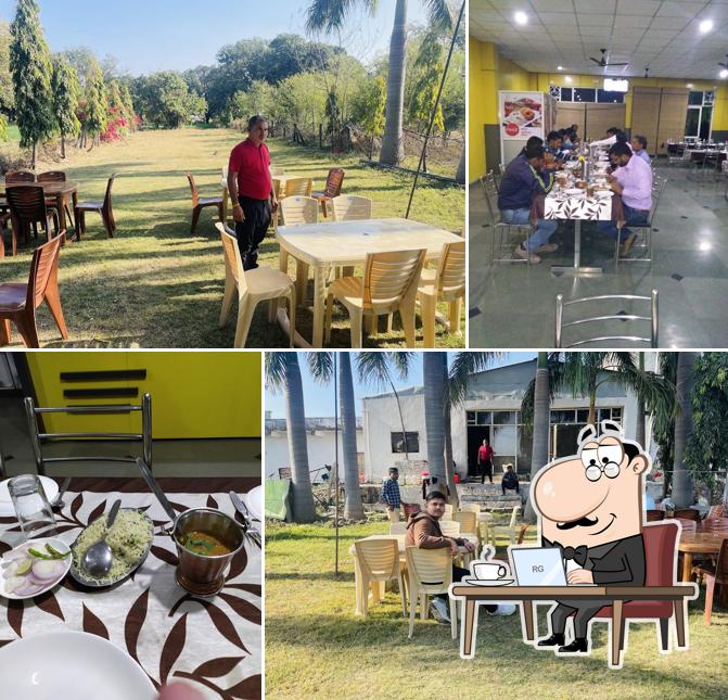 The interior of R B R Restaurant Ratibad Bhopal