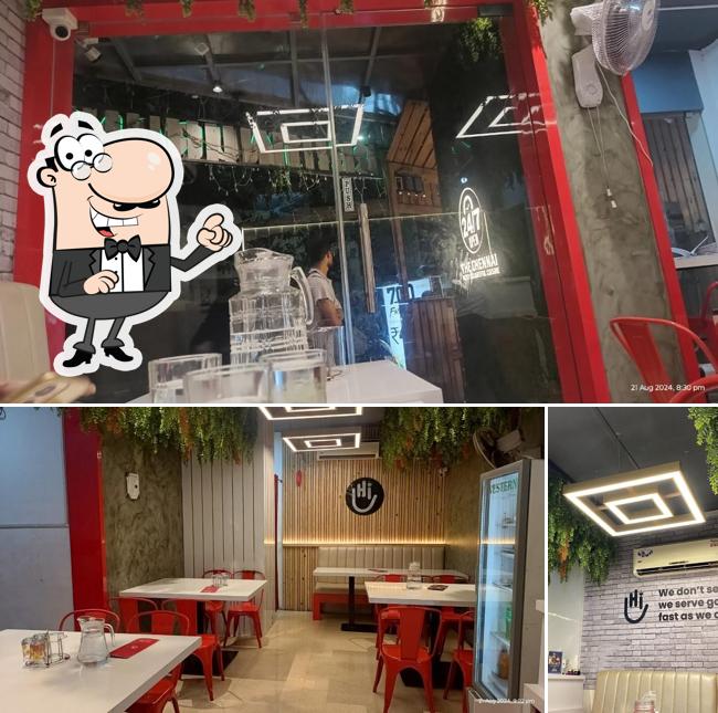 The interior of Hi cafe & more