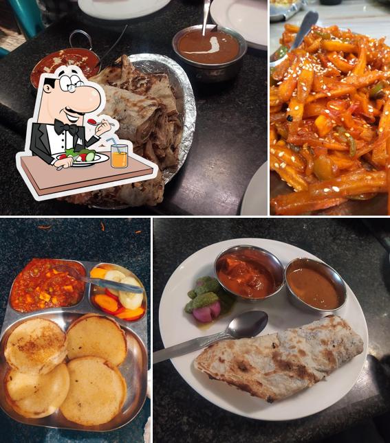 Food at Hot Billions - Best Restaurant Party Hall Amritsari Kulcha Naan in Karnal