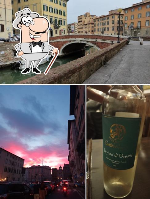 Tra le diverse cose da Sud - Enoteca Liquoreria Livorno si possono trovare la esterno e bevanda