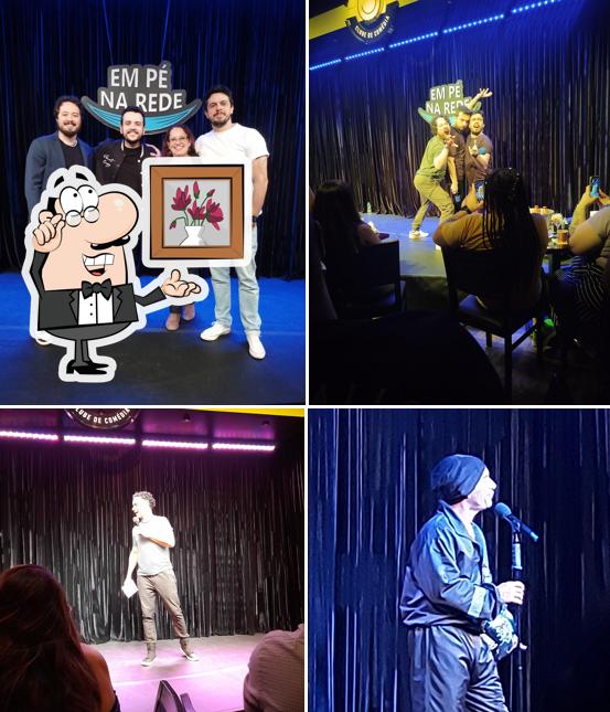 O interior do Clube Barbixas De Comédia