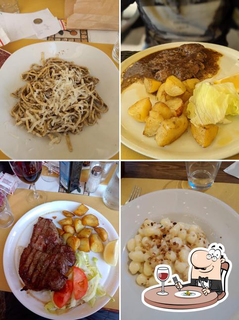 Platti al Osteria del Palio