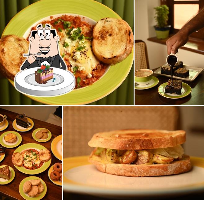 Chocolate cake at Cafe Ederra