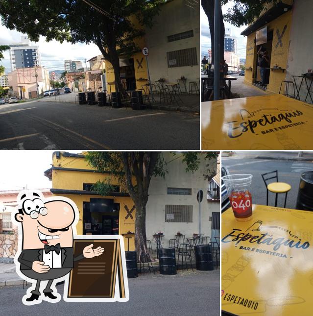 Esta é a foto ilustrando exterior e interior a Espetáquio Bar e Espeteria