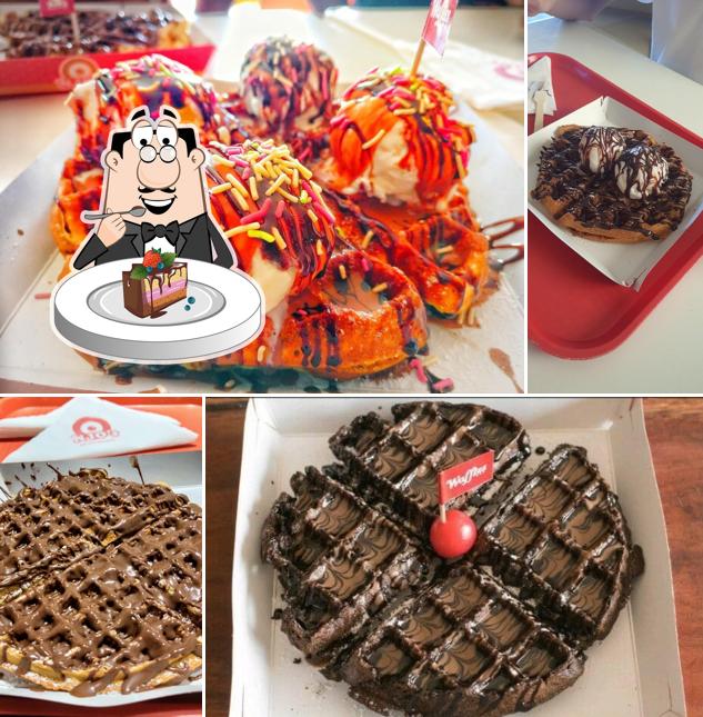 Chocolate cake at NJO'S Waffles Bar/Hot Dog Bar