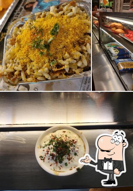 The picture of interior and food at V1 Pani Puri & Snacks