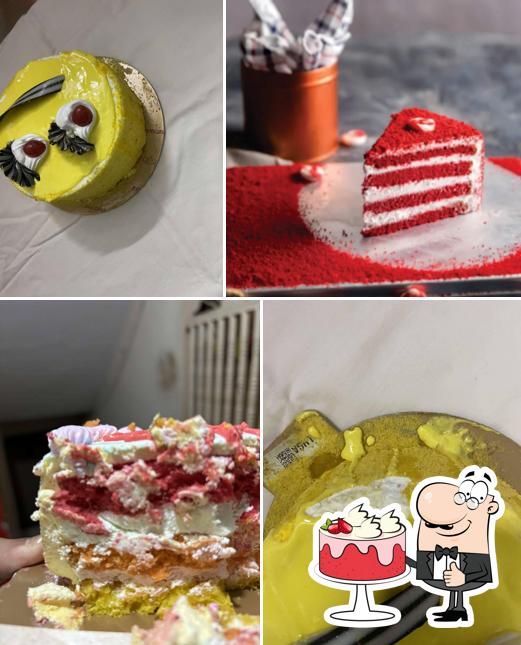 Red velvet cake at Monginis Cake Shop