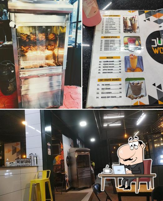 The interior of JUICE WORLD