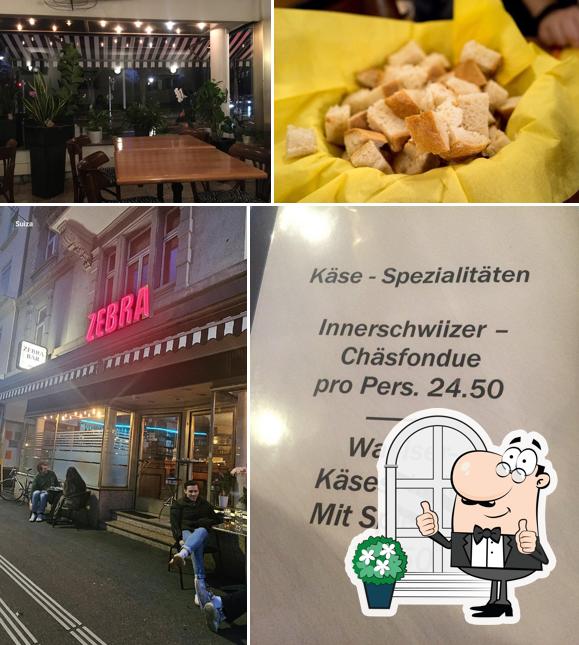 Gli esterni di Zebra Bar