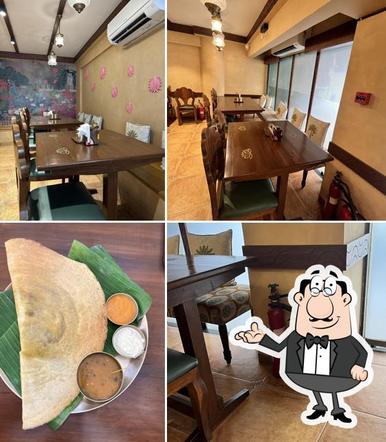 Take a seat at one of the tables at Thalaivaa The South Indian Restaurant