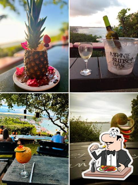 Platos en Mirante Sunset Bar