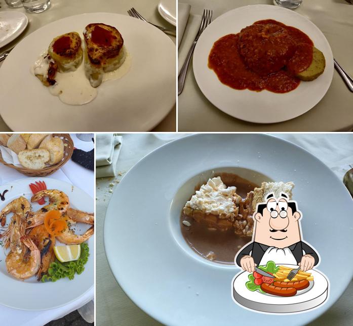 Cibo al Ristorante Antico Crotto