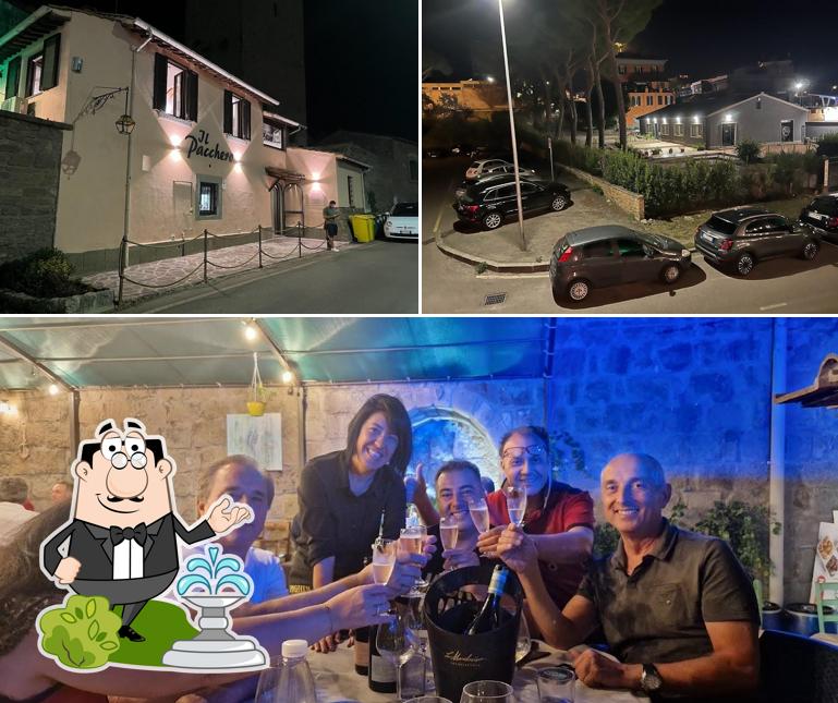 Questa è la foto che mostra la esterno e bevanda di Ristorante Il Pacchero