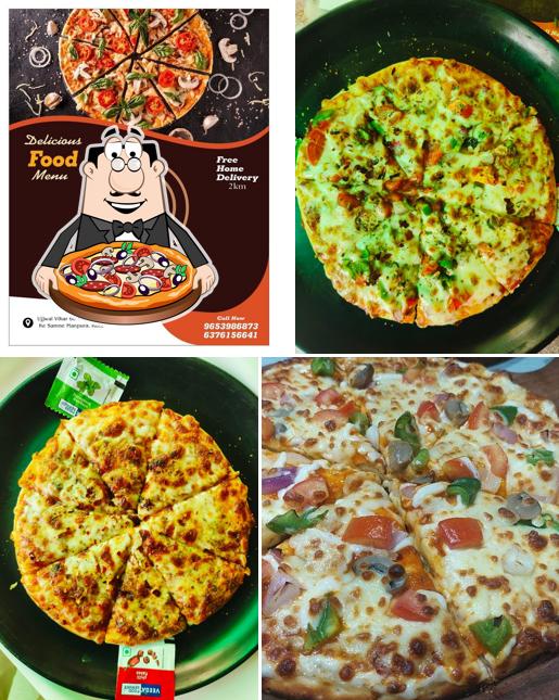 Order pizza at The Quiet Time Cafe