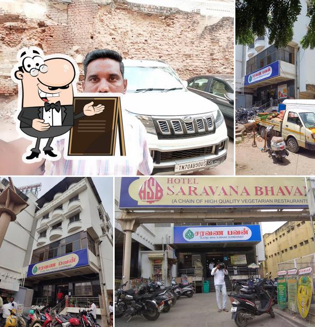 Enjoy the view outside Saravana Bhavan