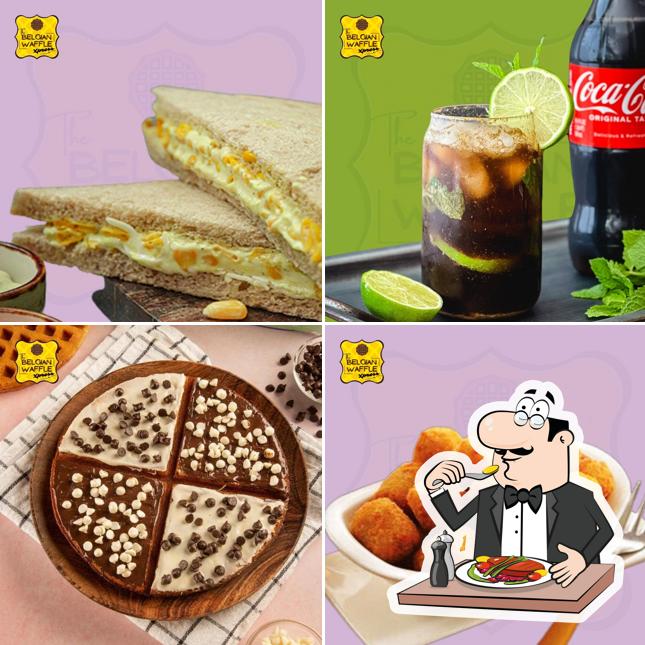Food at The Belgian Waffle Xpress Panchkula