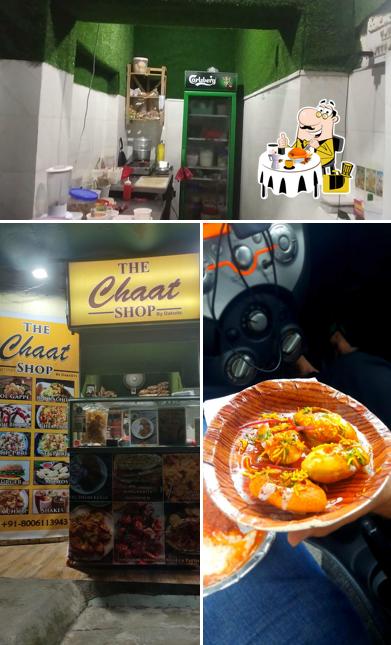 Take a look at the photo depicting food and beverage at The Chaat Shop