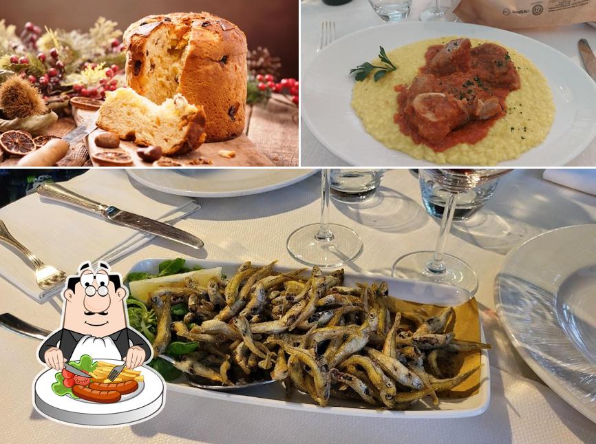 Cibo al trattoria San Bernardo